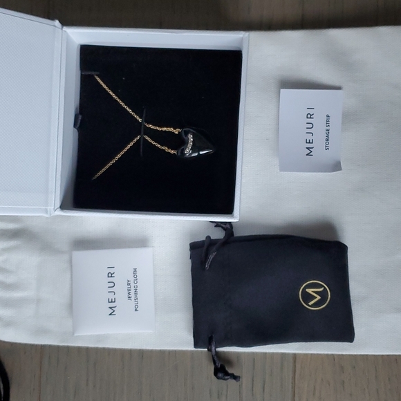 Mejuri Jewelry Mejuri Heart Enamel Pendant Necklace Poshmark